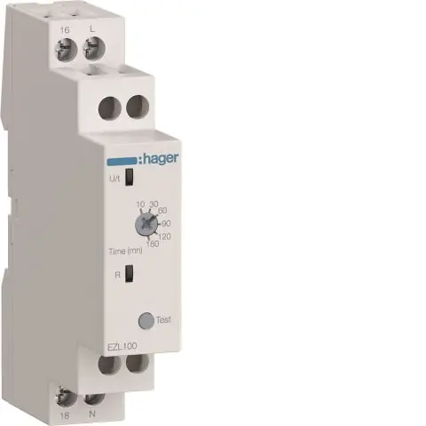 Outlet Hager EZL100 Tidrelä